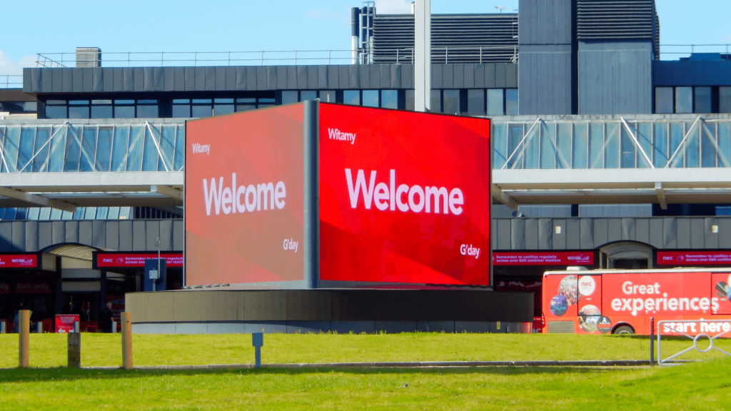 Welcome signs