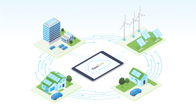 Smart grid infographic