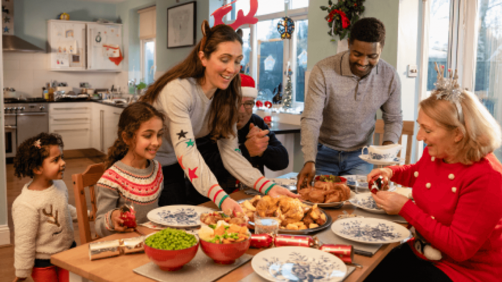 family Christmas dinner